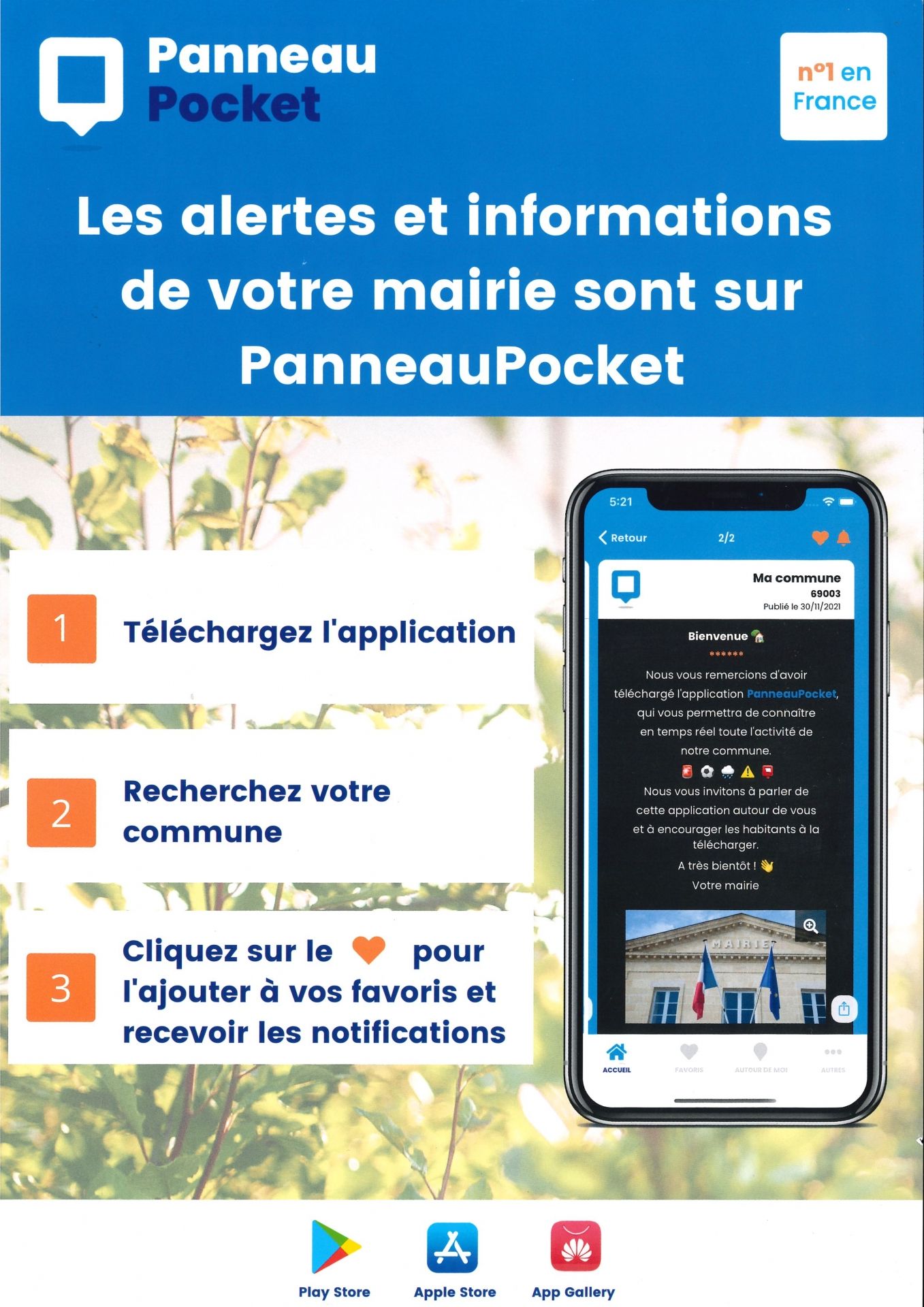 Panneau pocket